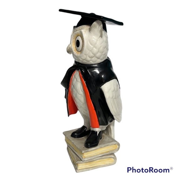 Vintage Mottahedeh Graduation Ceramic Owl from Italy Hand Painted - Picture 7 of 10